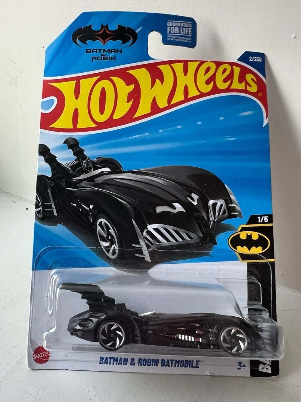 Hot Wheels Batman & Robin Batmobile 1/64 Scale Die-Cast Car
